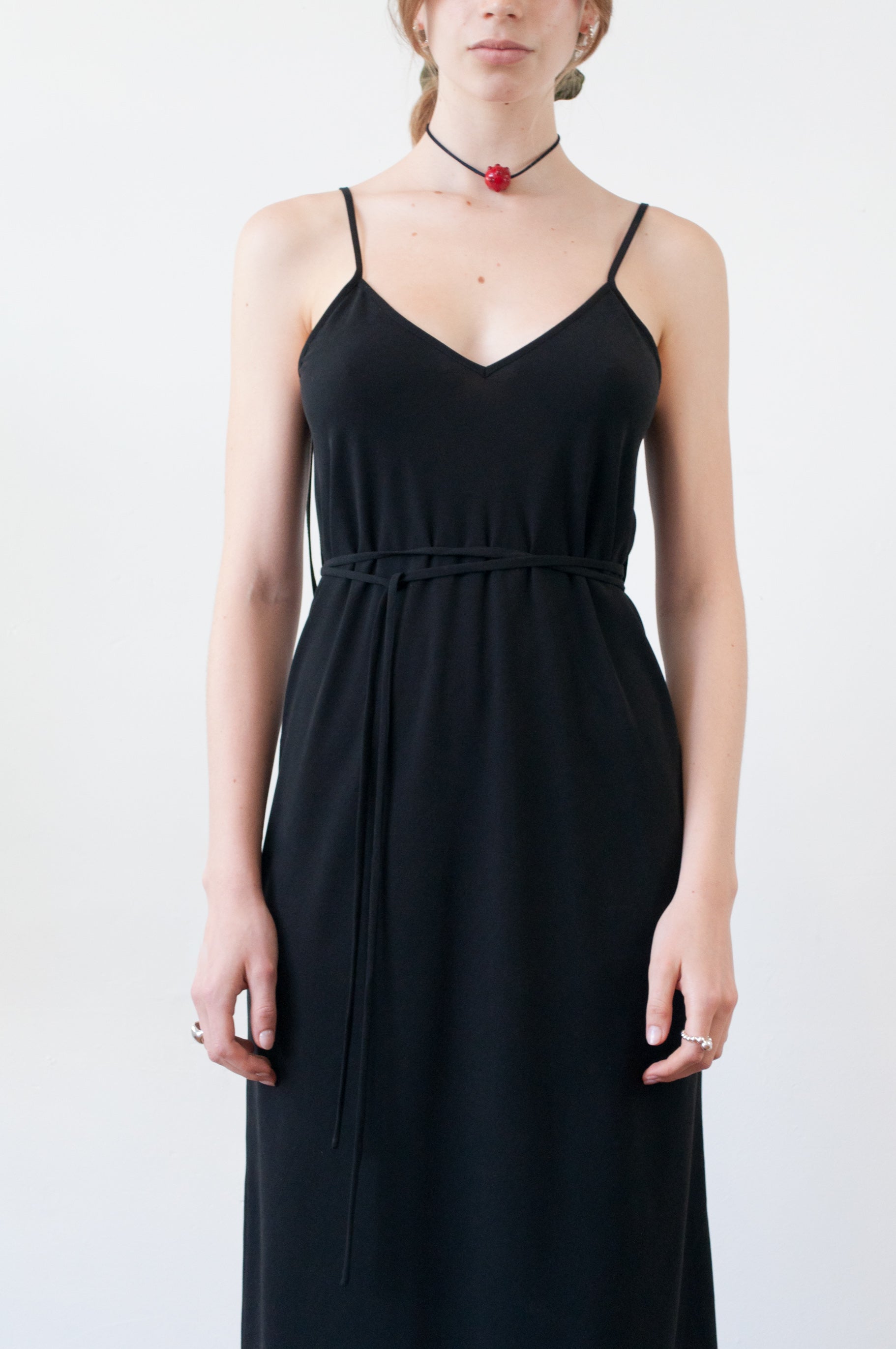 Cascade Slip Dress