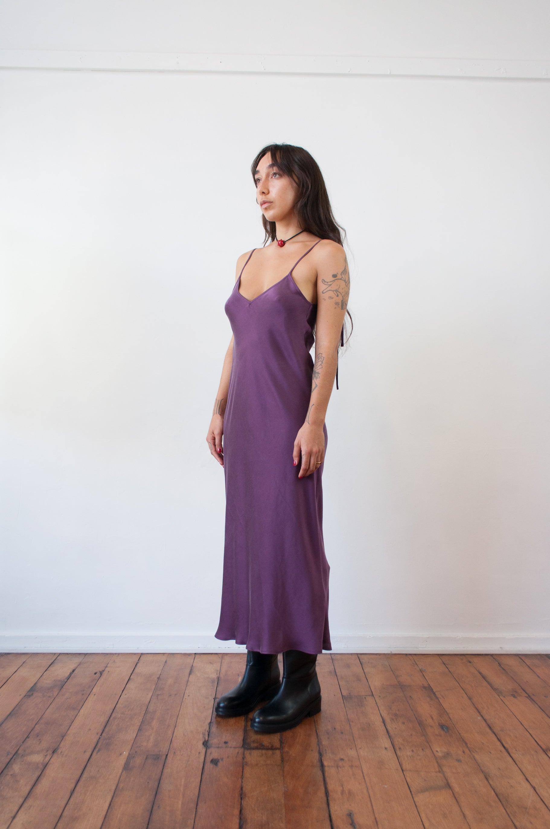 Cascade Slip Dress