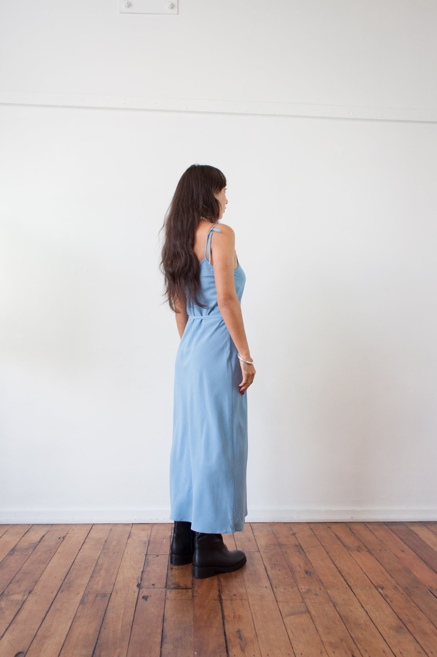 Cascade Slip Dress