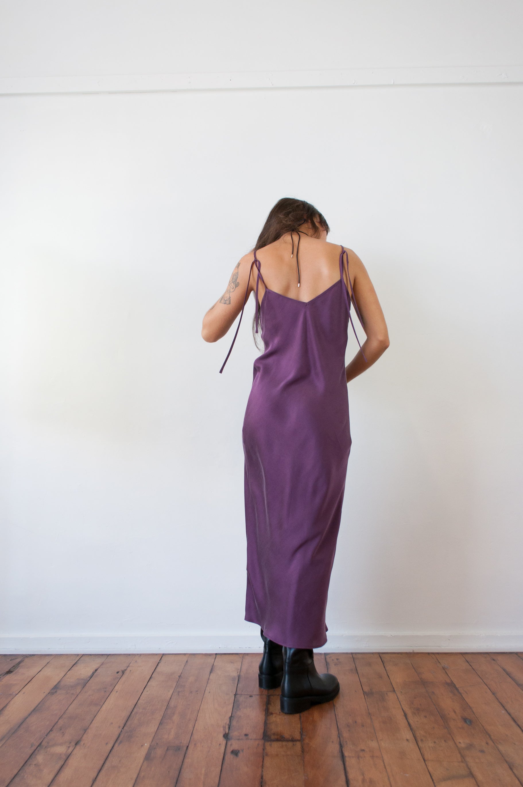 Cascade Slip Dress