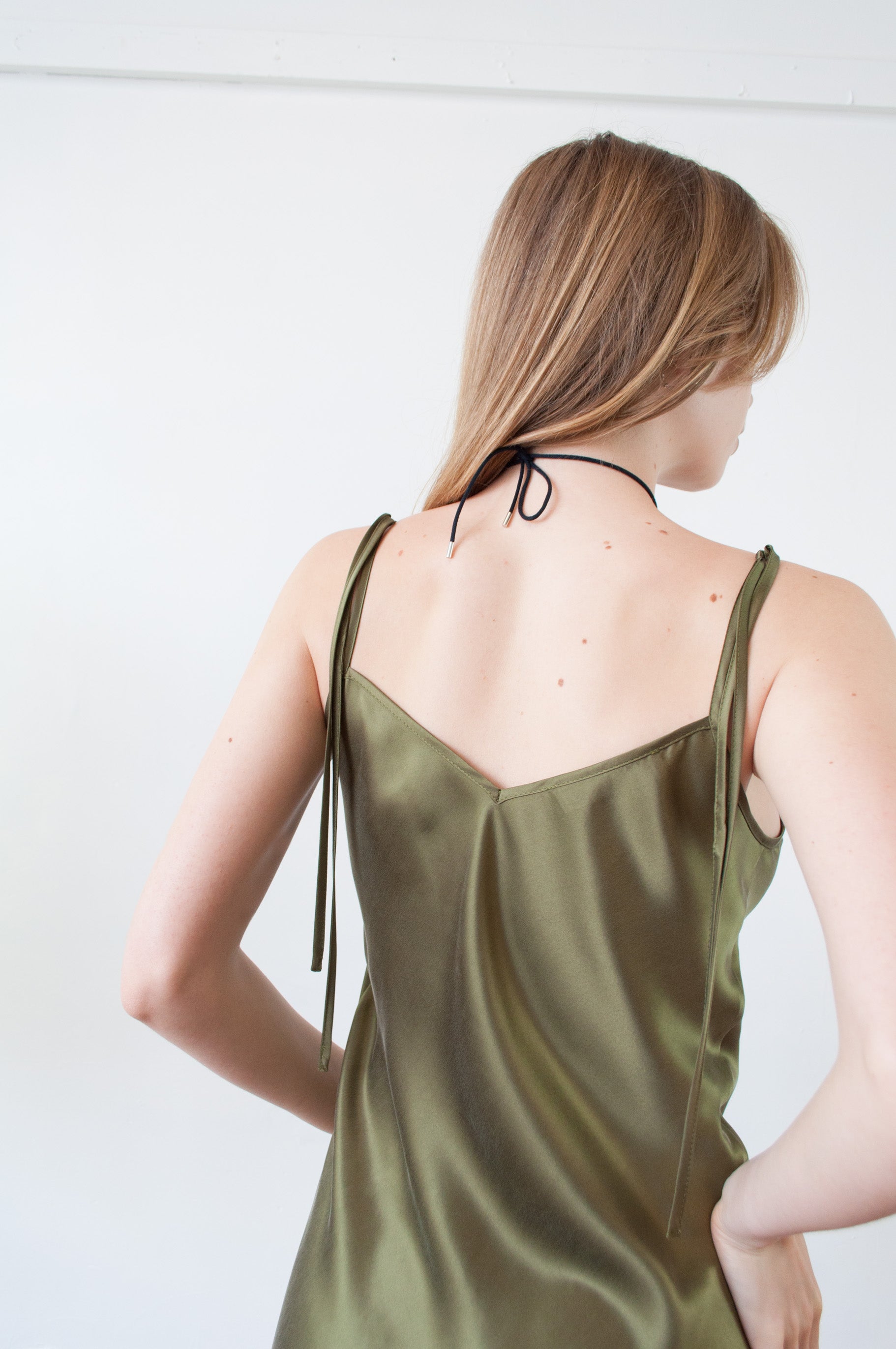 Cascade Slip Dress