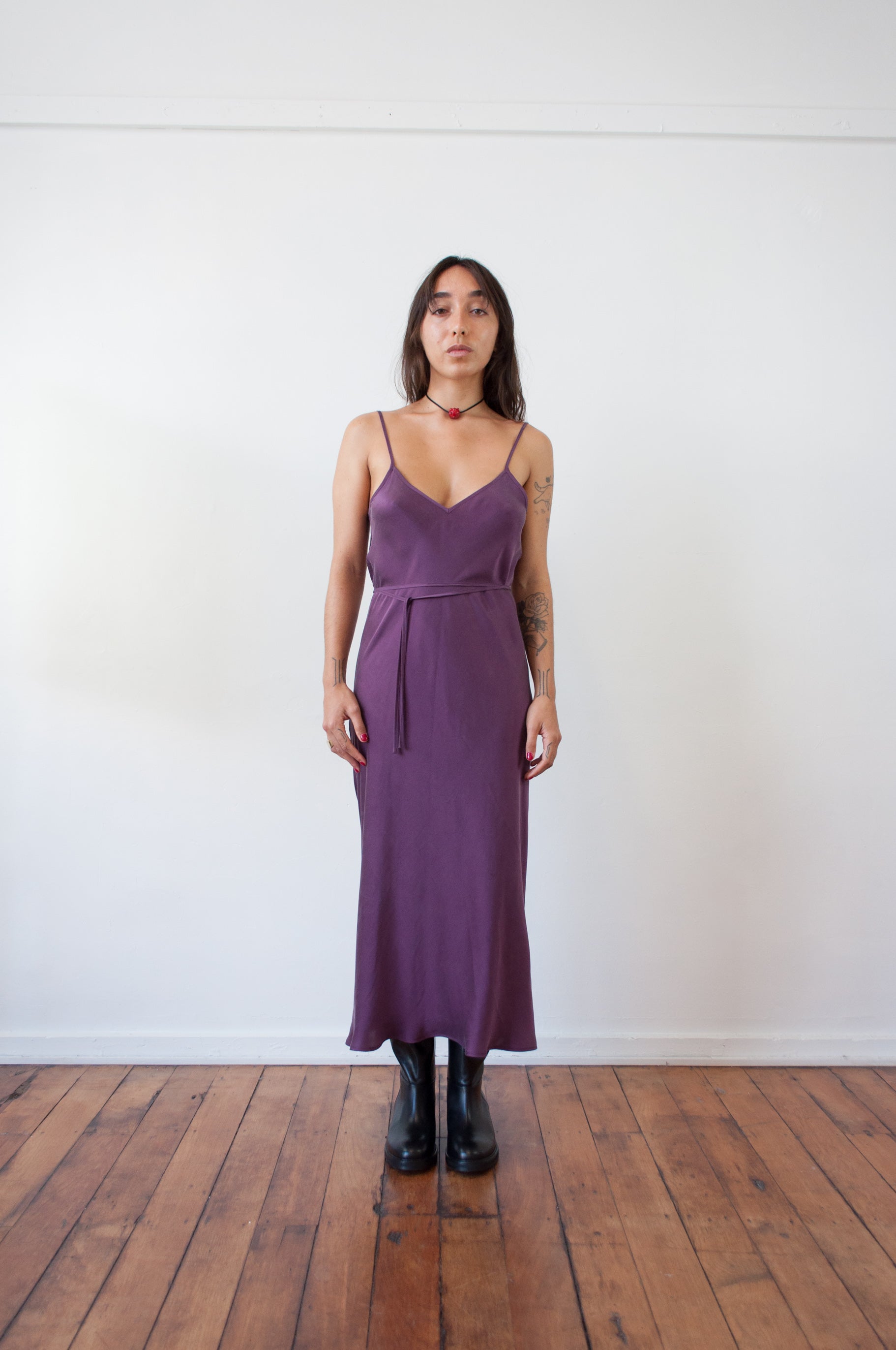 Cascade Slip Dress