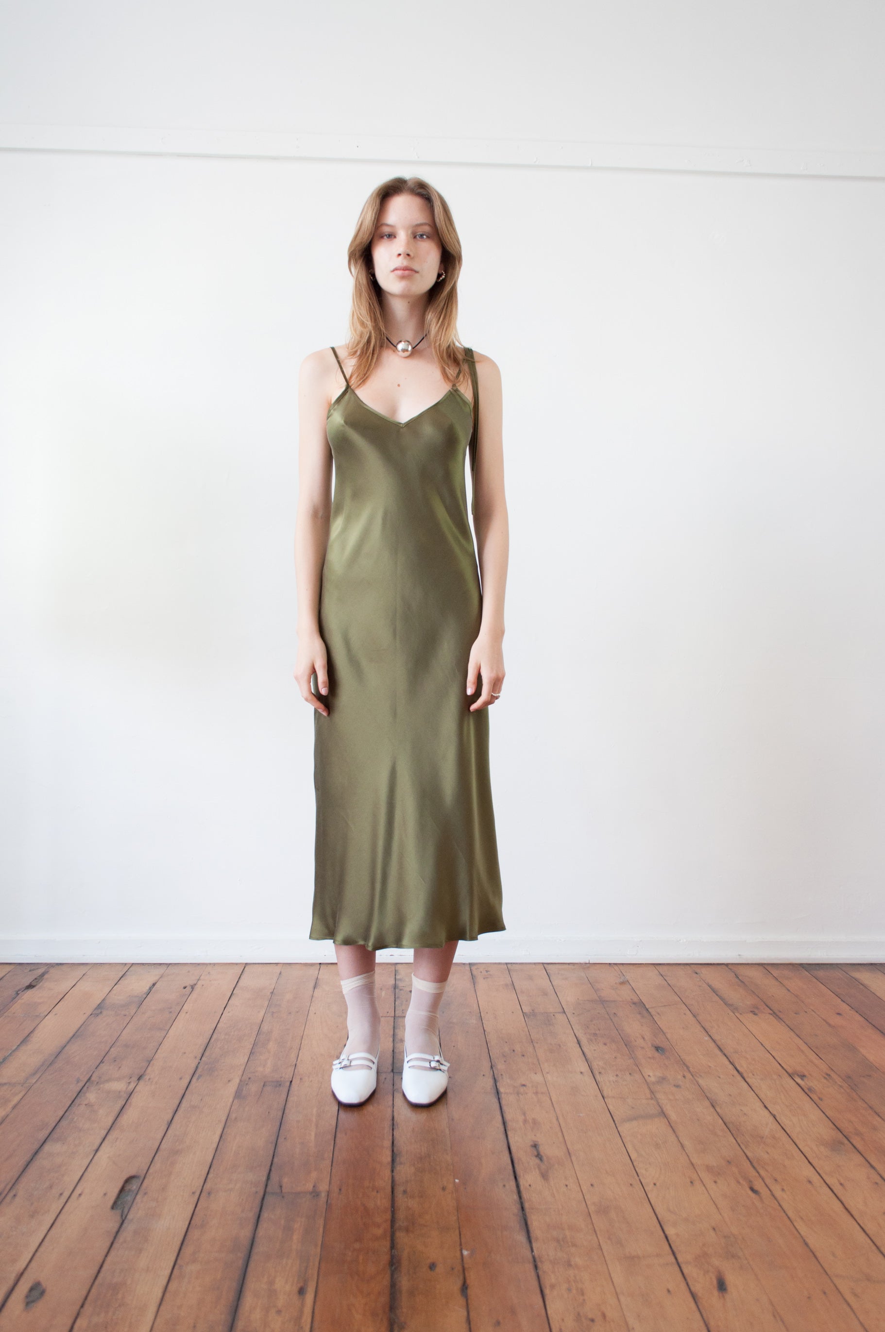 Cascade Slip Dress