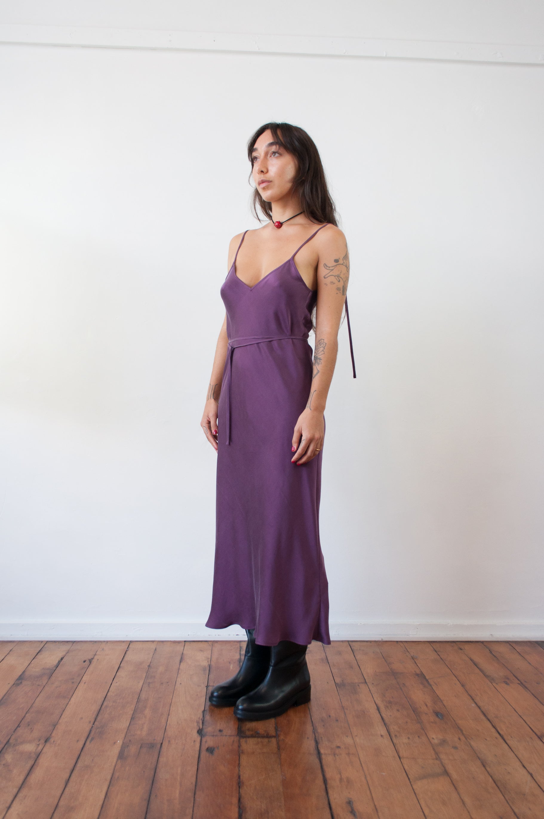 Cascade Slip Dress