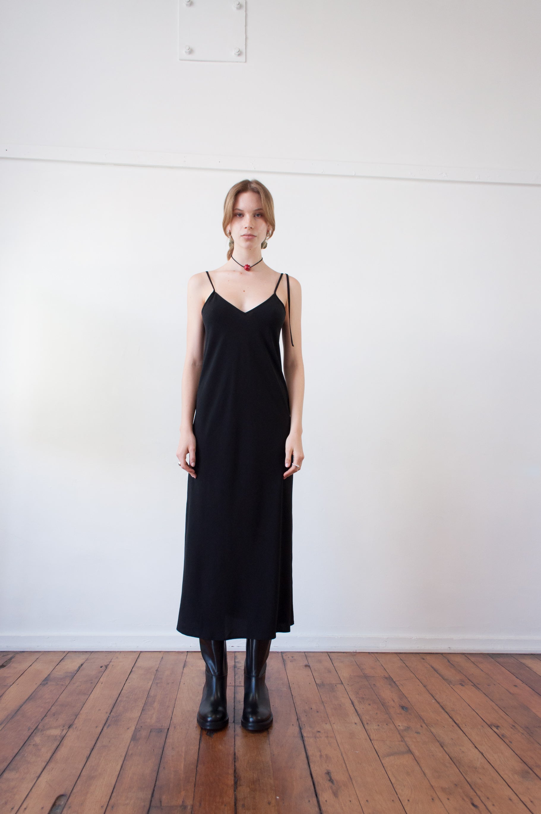 Cascade Slip Dress