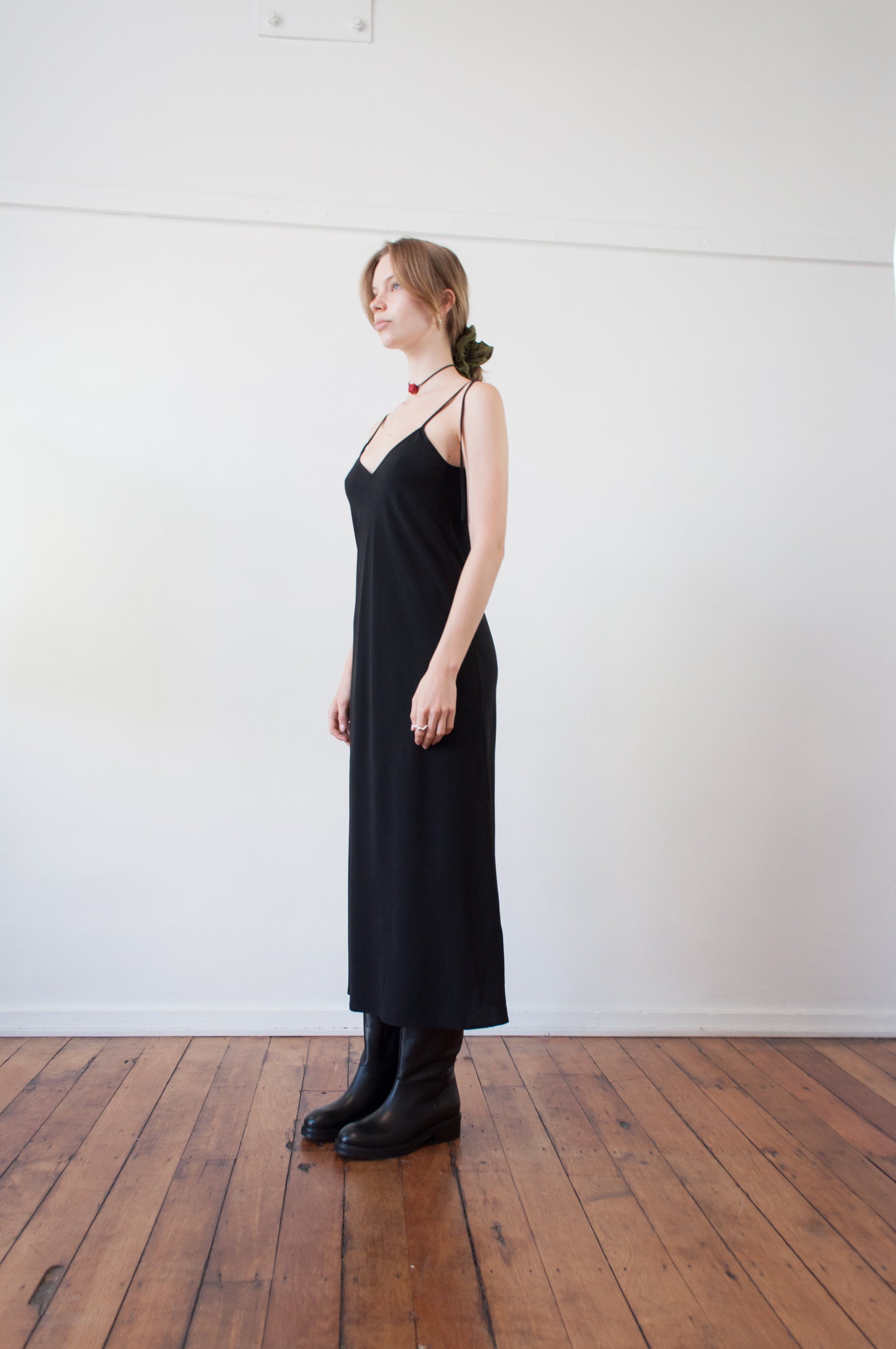Cascade Slip Dress