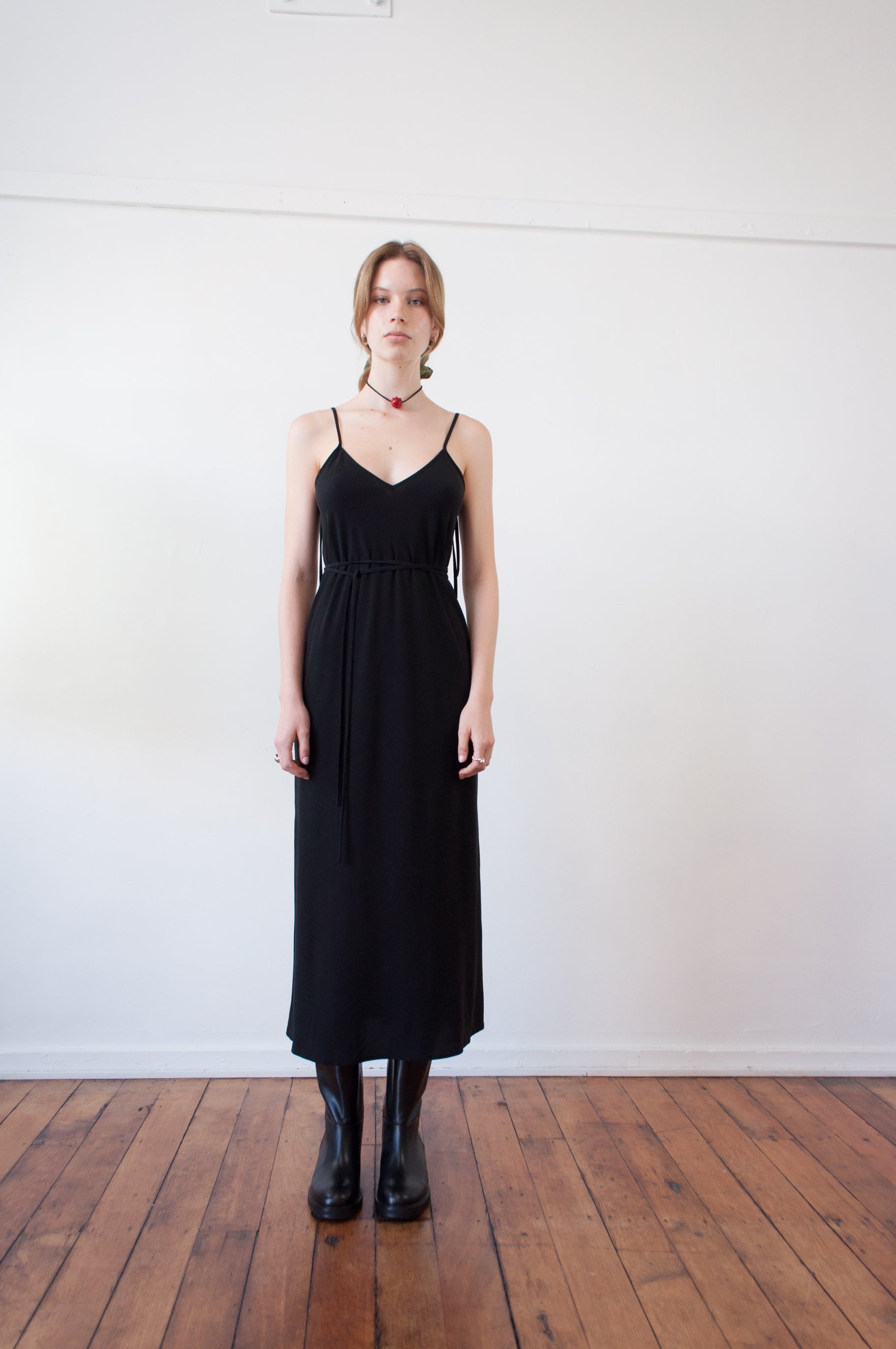 Cascade Slip Dress