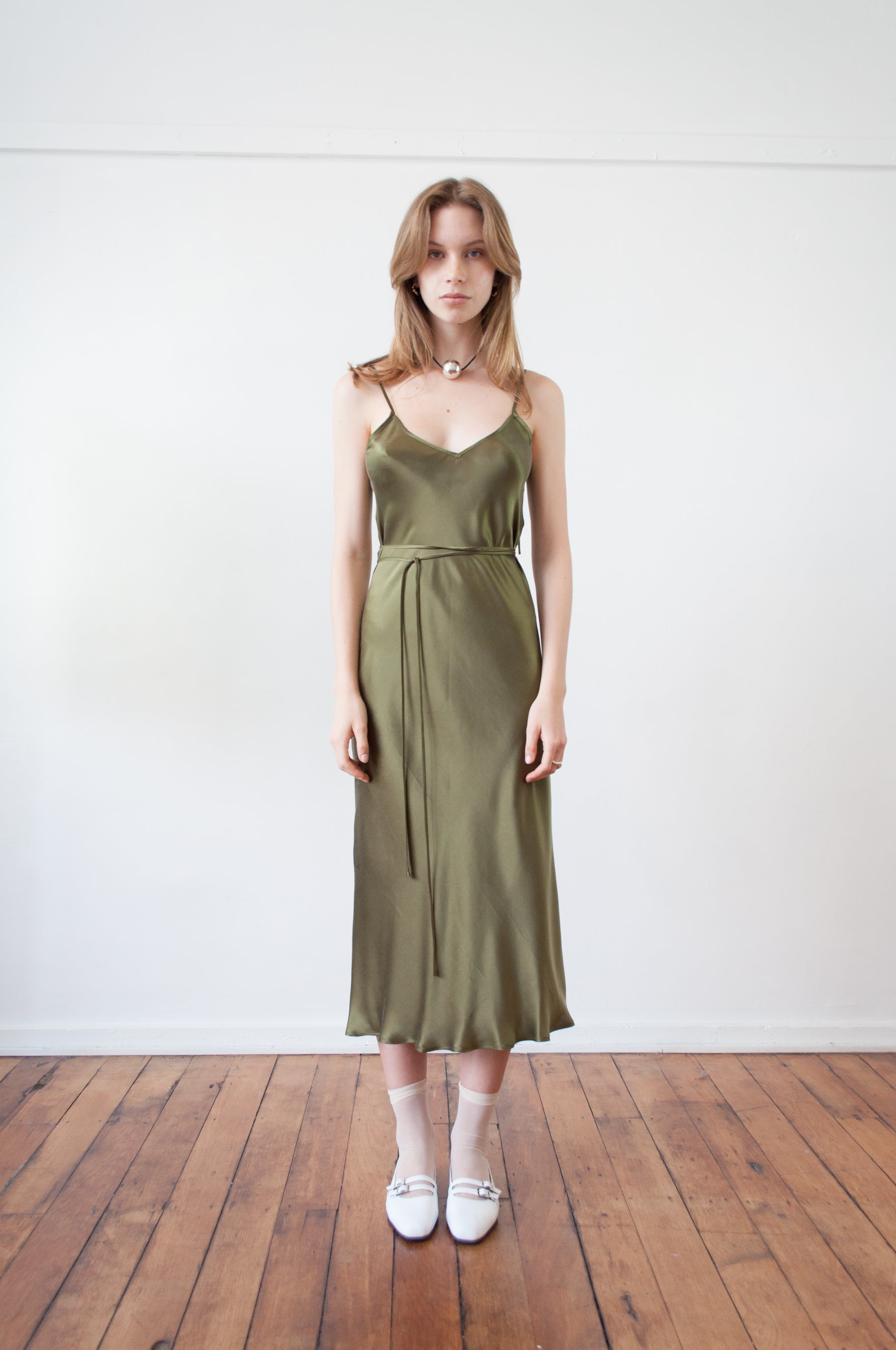 Cascade Slip Dress